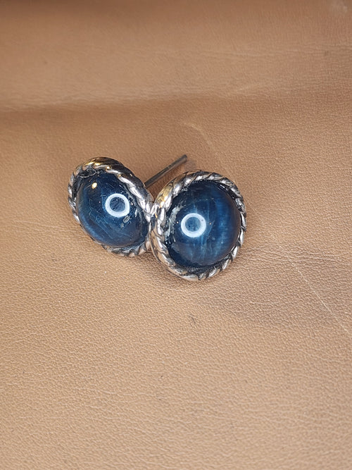 Apatite Sterling Silver Stud Earrings