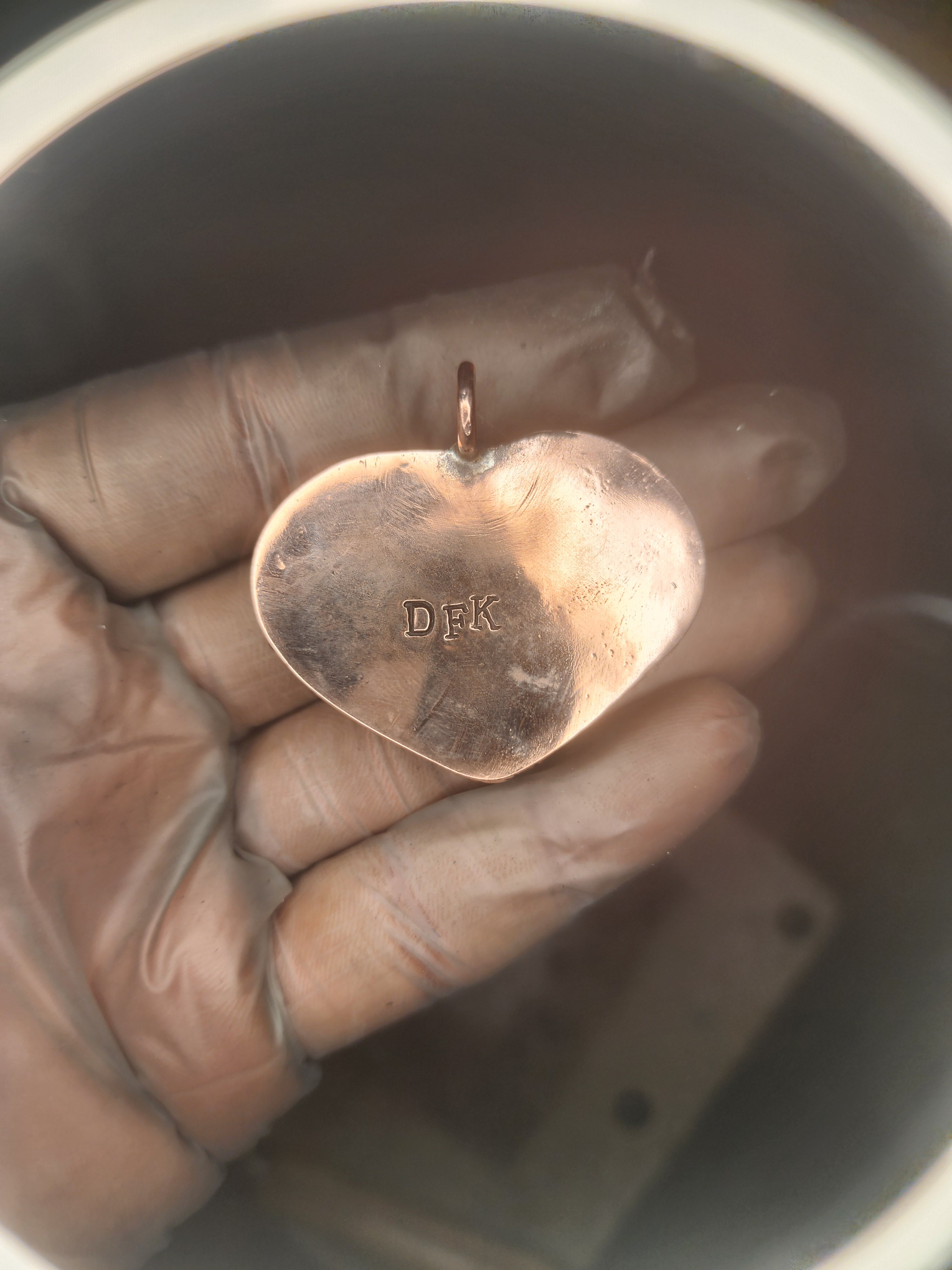 Amethyst  Heart Pedant