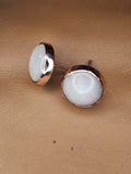 Rose Quartz Studs