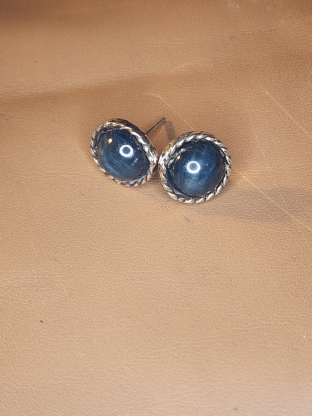 Apatite Sterling Silver Stud Earrings