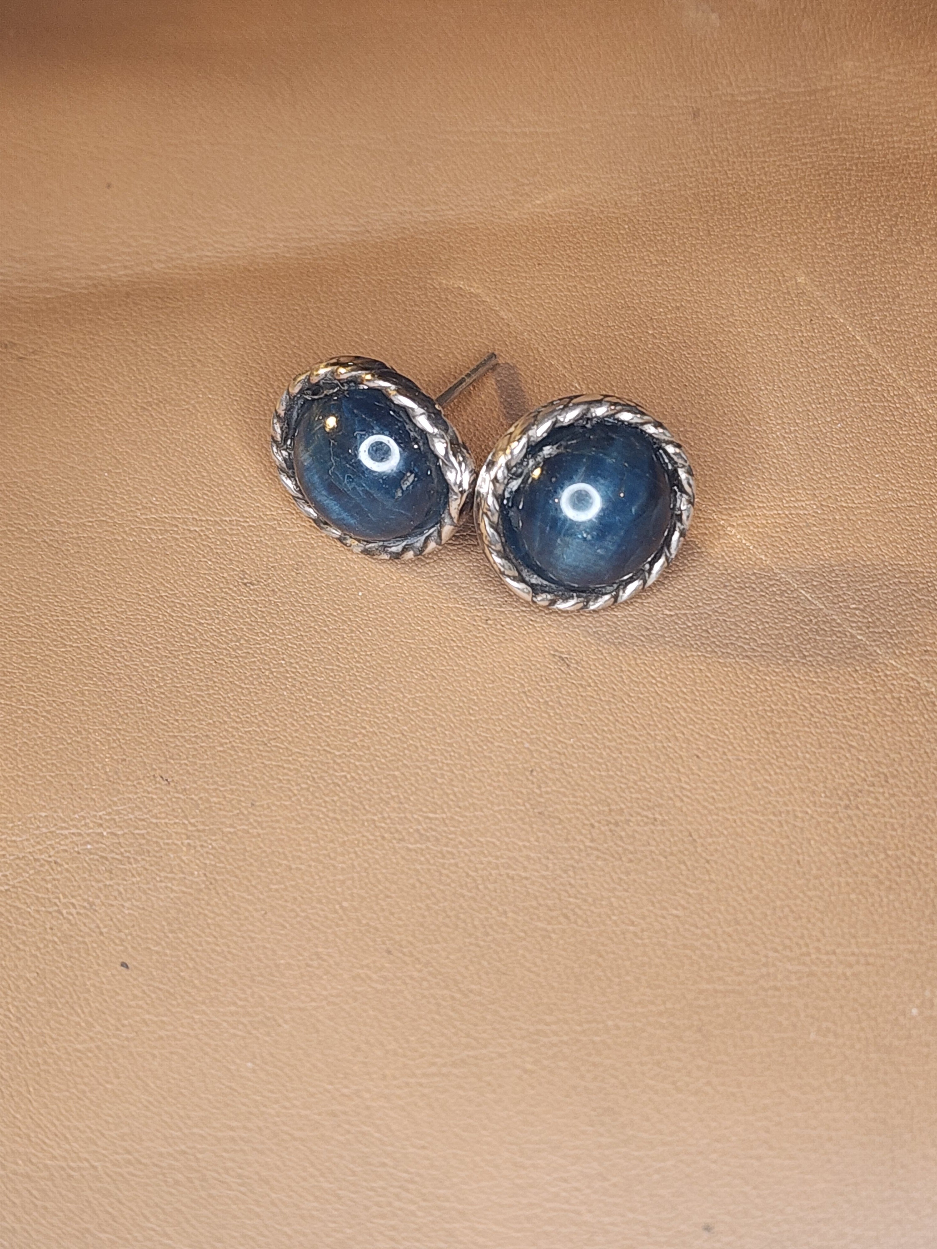 Apatite Sterling Silver Stud Earrings