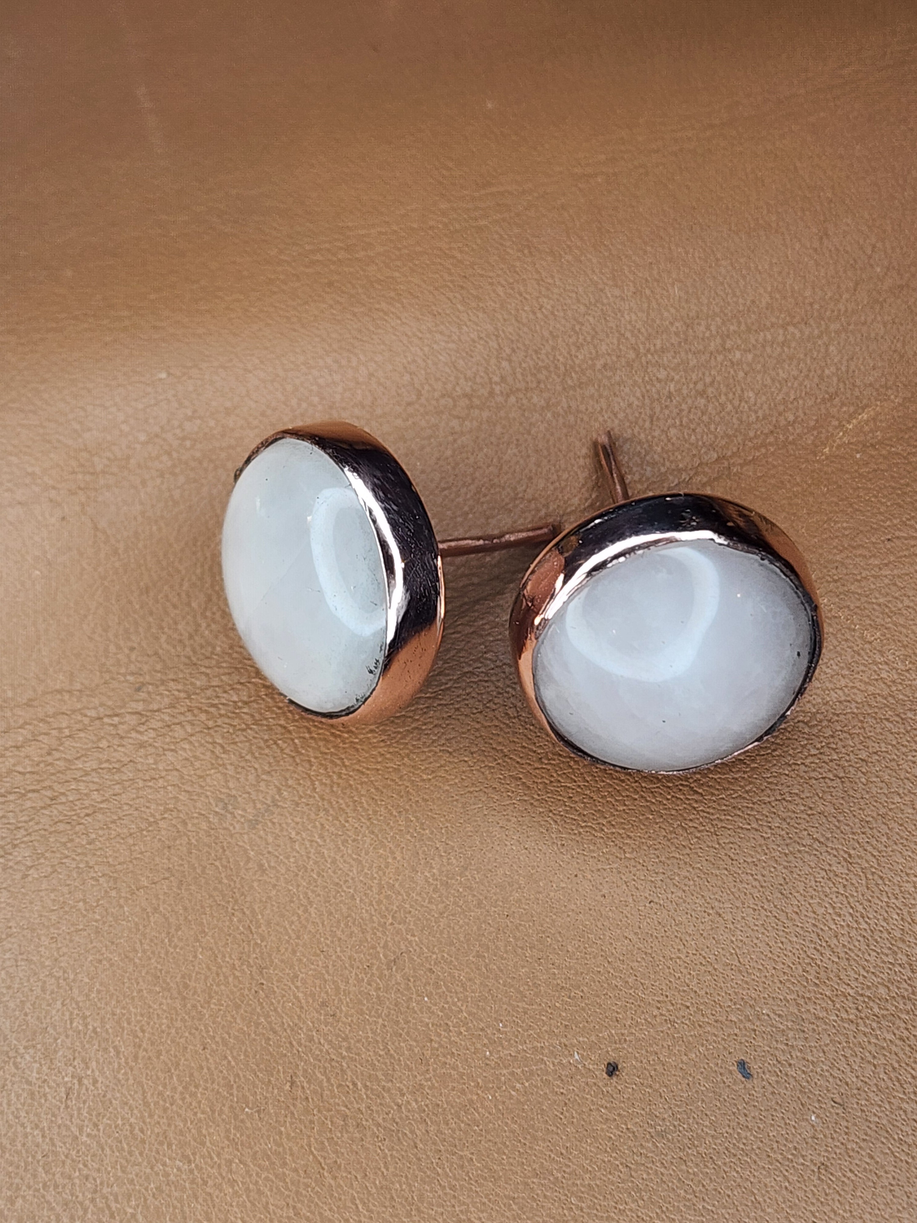 Rose Quartz Studs